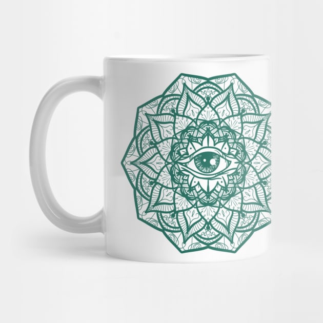 Lotus All Seeing Eye by World upside down